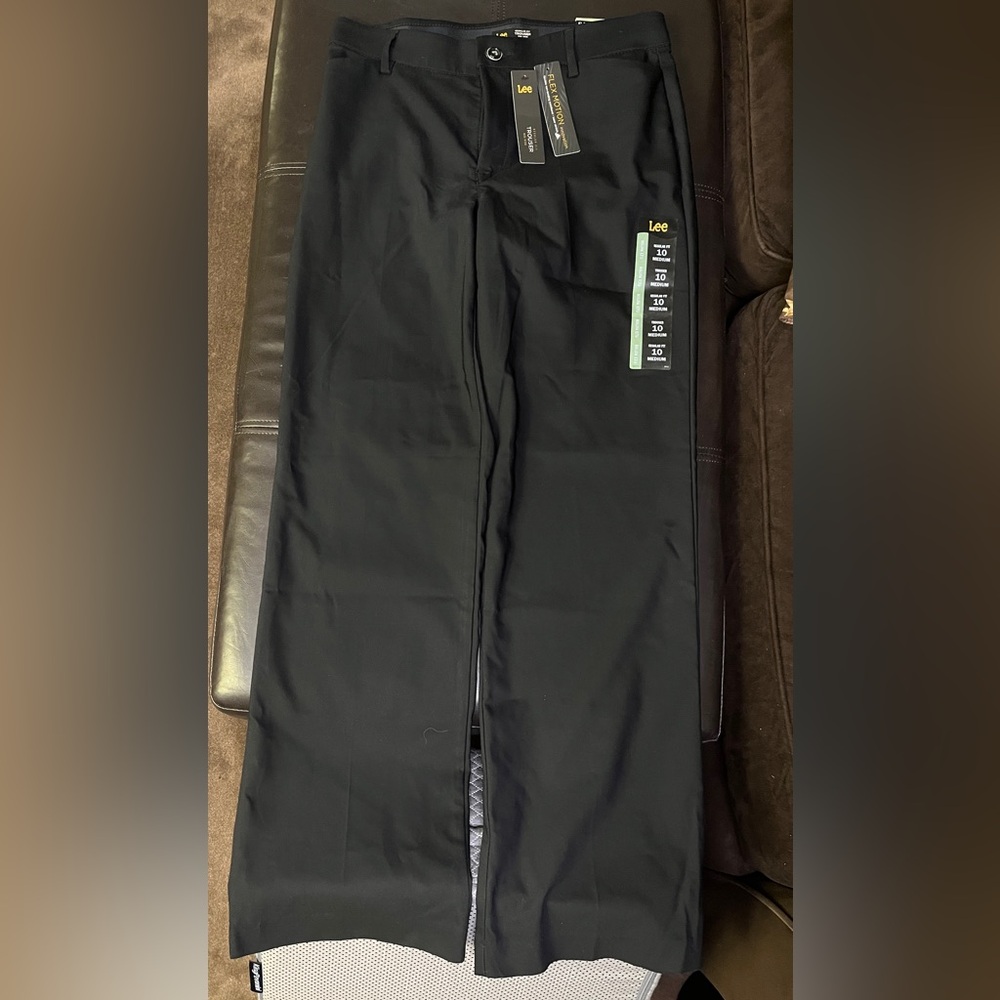 Lee Flex Motion Regular Fit Trouser Pants Mid-Rise